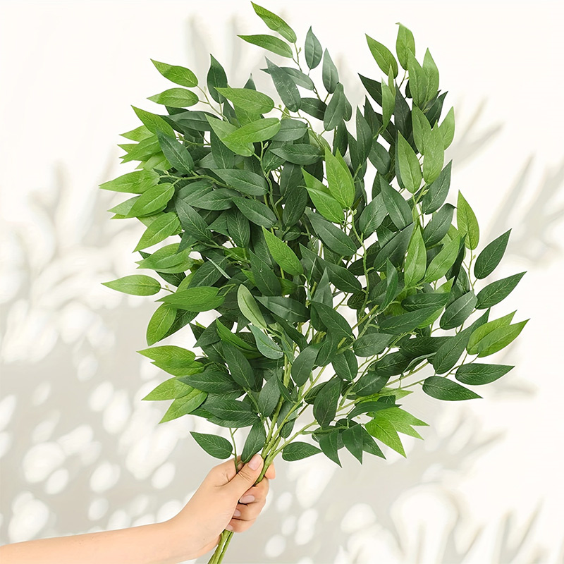 Ruscus Stem Faux - 10 SZTUK Sztuczne rośliny włoskie Ruscus